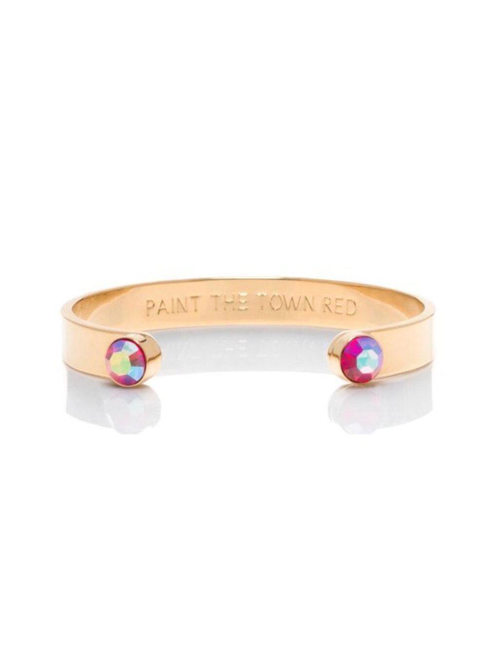 Kate Spade Forever Gems Cuff Bracelet Pink AB - Picture 4 of 6